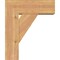 Ekena Millwork Traditional Block Smooth Bracket w/ Offset Brace, Western Red Cedar, 7 1/2"W x 20"D x 24"H BKT0806X20X24TRA05SWR - alternate 4